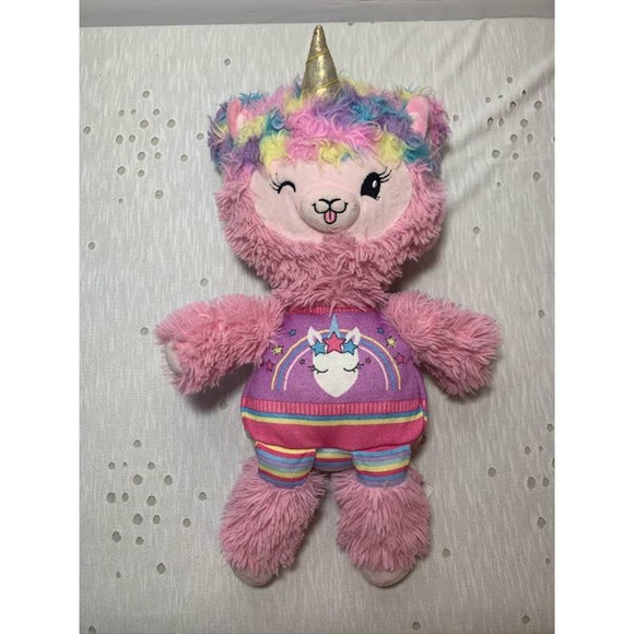 Pikmi Pops Pajama Llama Plush Toy Unicorn Stuffed Animal - Picture 1 of 5
